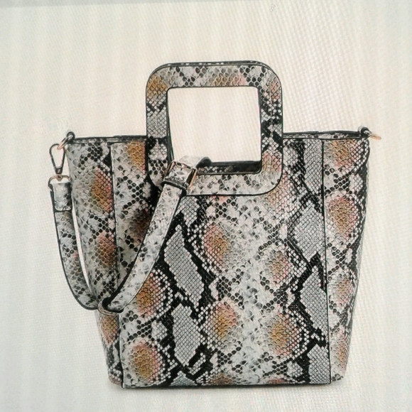 Urban Expressions Handbags - Urban Expressions Snake Satchel